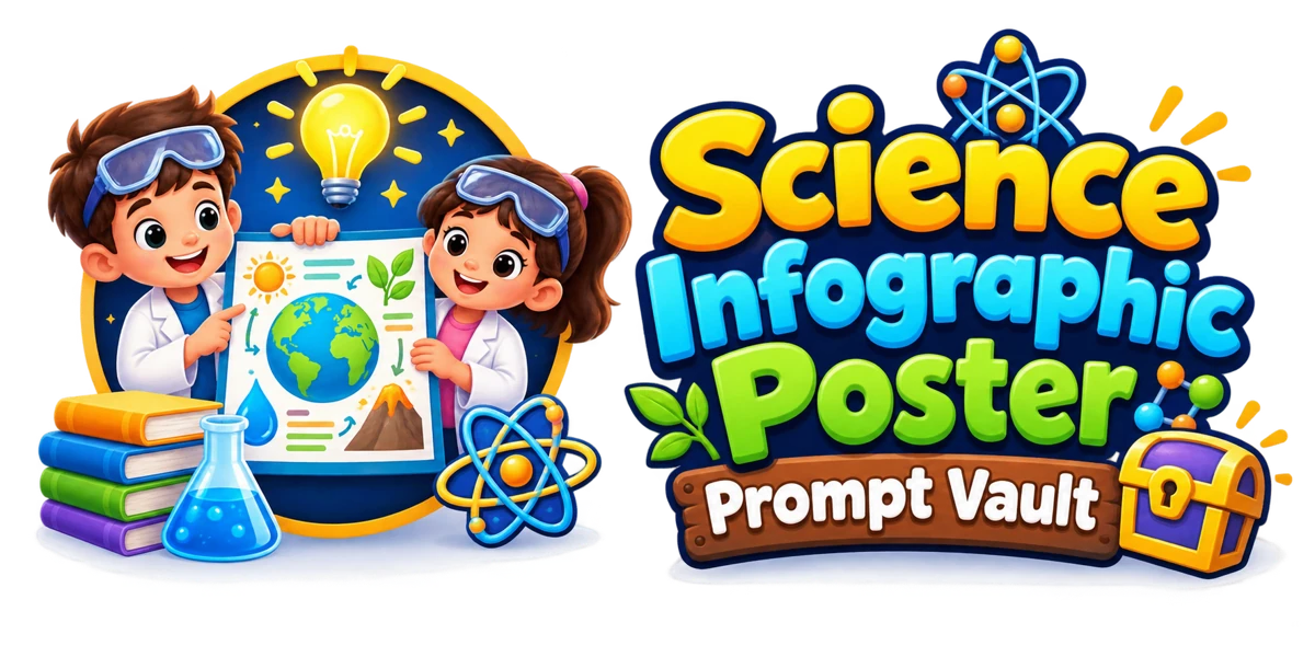 Science Infographic Poster Prompt Vault logo